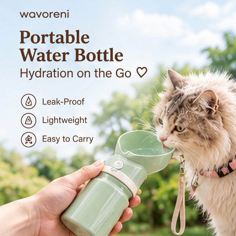 Wavoreni® Portable Pet Water Bottle