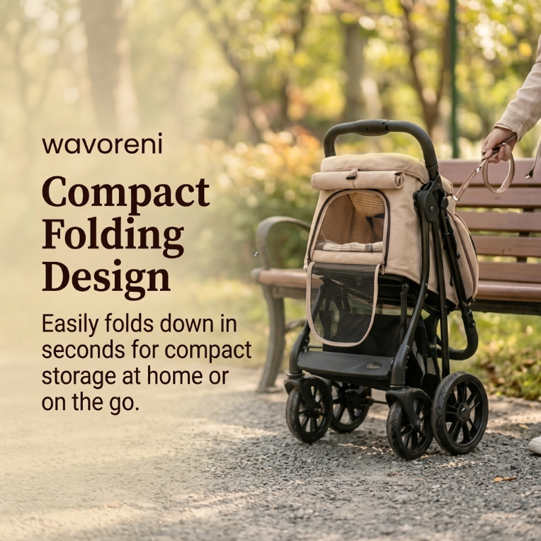 Wavoreni® All-Terrain Comfort Pet Stroller