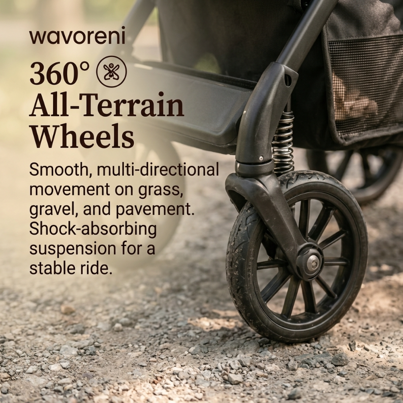 Wavoreni® All-Terrain Comfort Pet Stroller