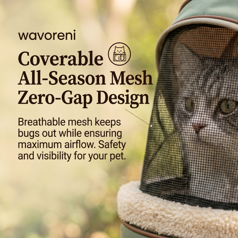 Wavoreni® All-Terrain Comfort Pet Stroller
