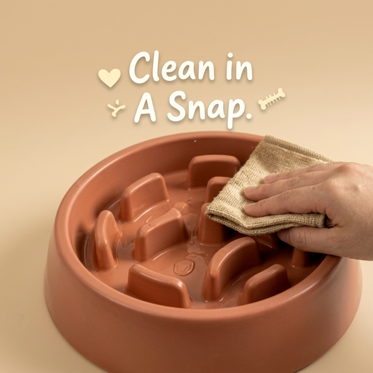 Wavoreni® Whale Slow Feeder Cat Bowl